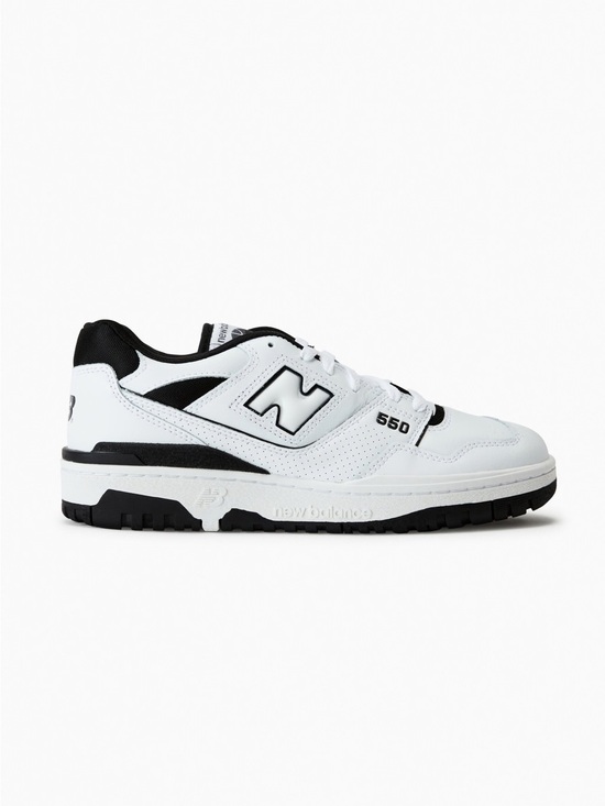 New Balance Shoes - New Balance 550 White and Black Low-Top Sneaker